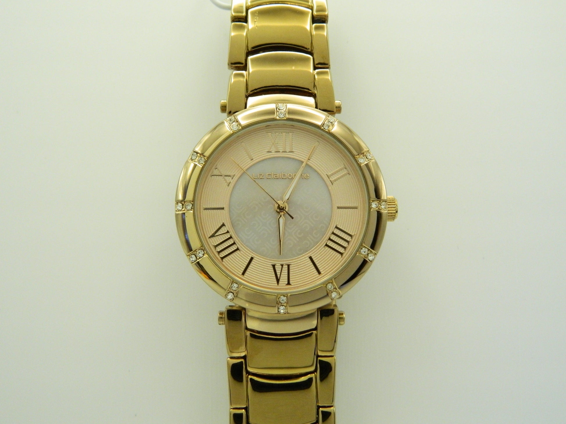 Liz Clairborne Roman Rose Gold Tone Quartz Watch image 1