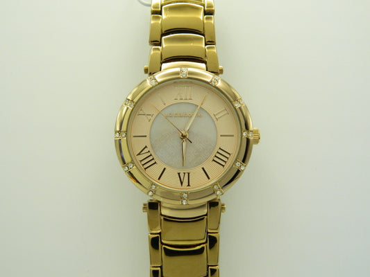 Liz Clairborne Roman Rose Gold Tone Quartz Watch image 1