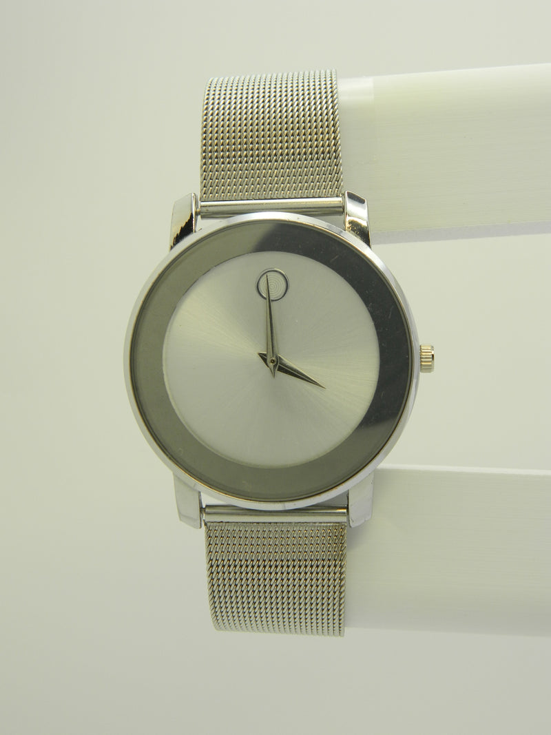 Silver Tone Modern Watch image 1