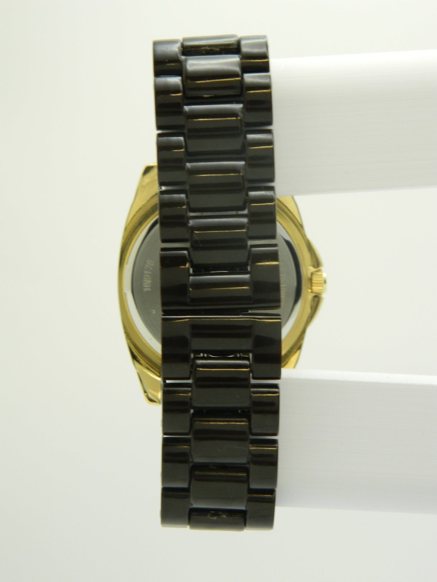 Annie Klein Chocolate On Gold Tone Quartz Watch image 5