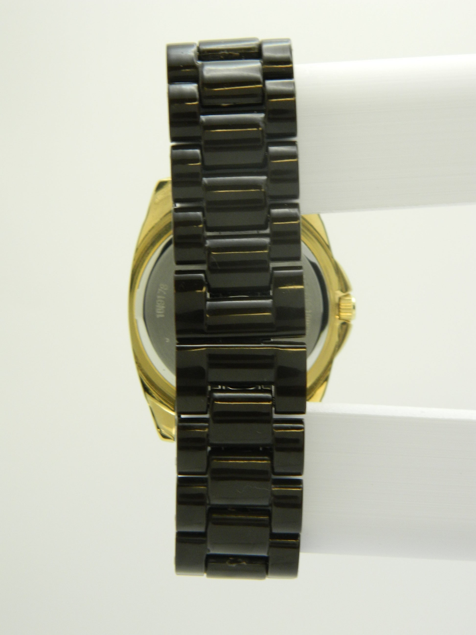 Annie Klein Chocolate On Gold Tone Quartz Watch image 5