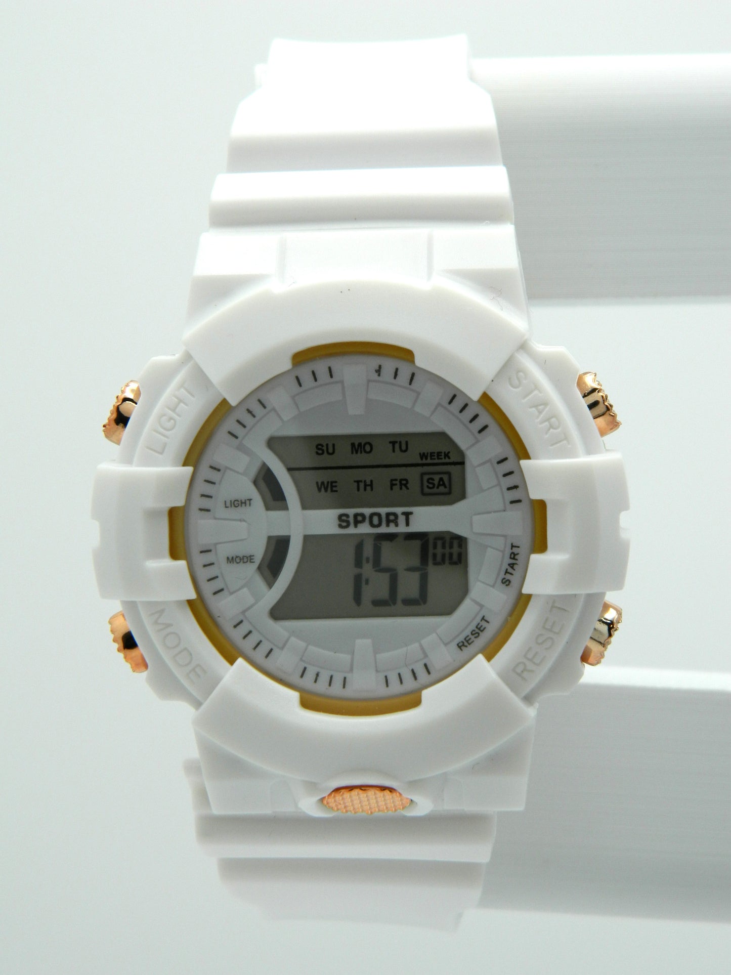 White Digital Sport Watch image 1