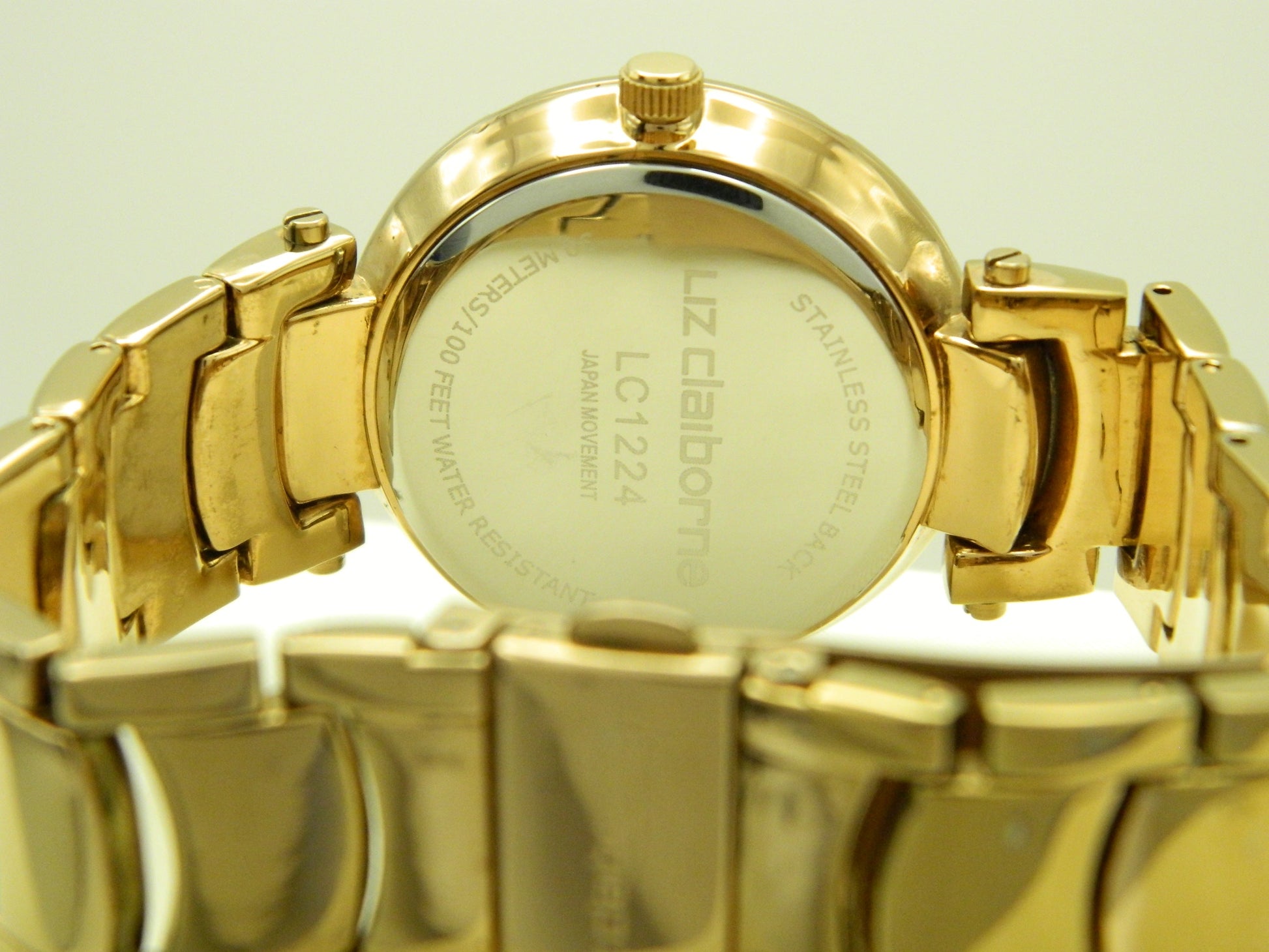 Liz Clairborne Roman Rose Gold Tone Quartz Watch image 7