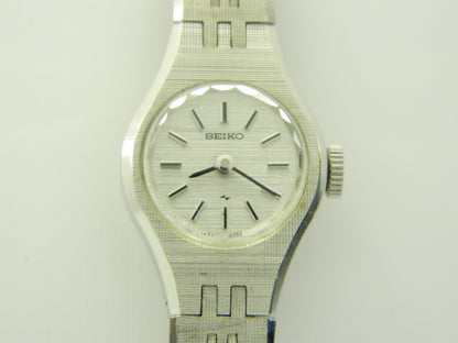 Seiko Silver Tone Cocktail Manual Wind Watch image 4