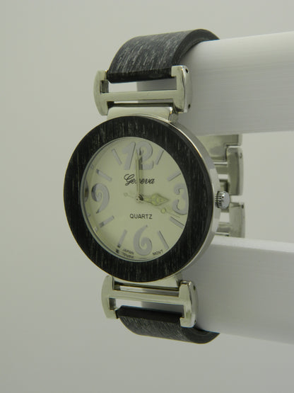 Geneva Wood Grain Artistic Quartz Watch image 2