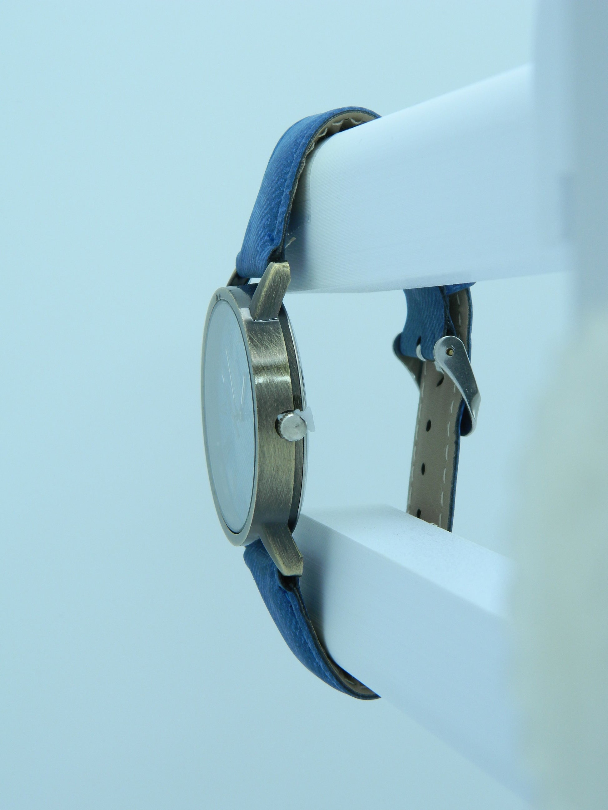 Blue Denim Style Quartz Watch image 4