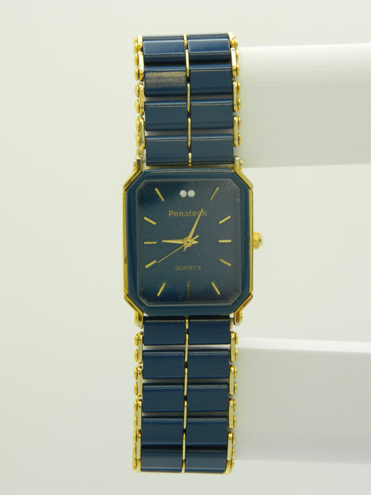 Penatech Navy And Gold Tone Quartz Watch image 1