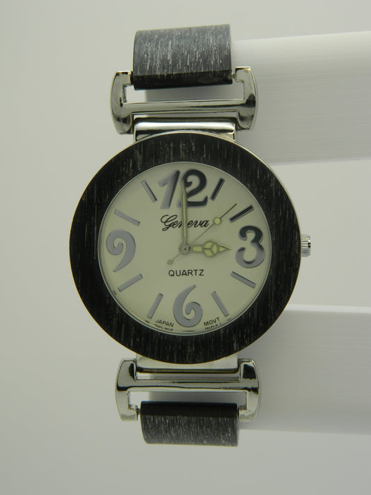 Geneva Wood Grain Artistic Quartz Watch image 1