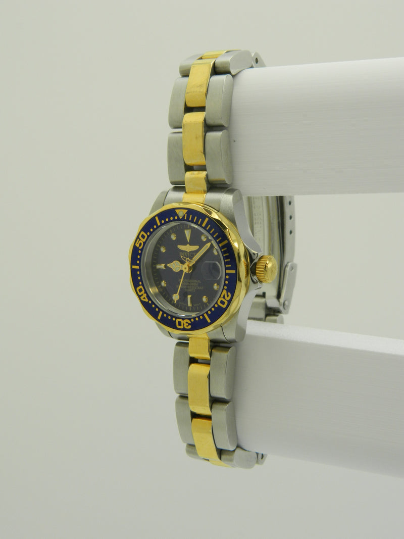 INVICTA Royal Blue Two Tone Diver Quartz Watch image 2