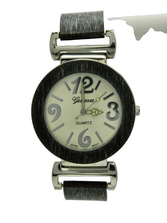 Geneva Wood Grain Artistic Quartz Watch image 1