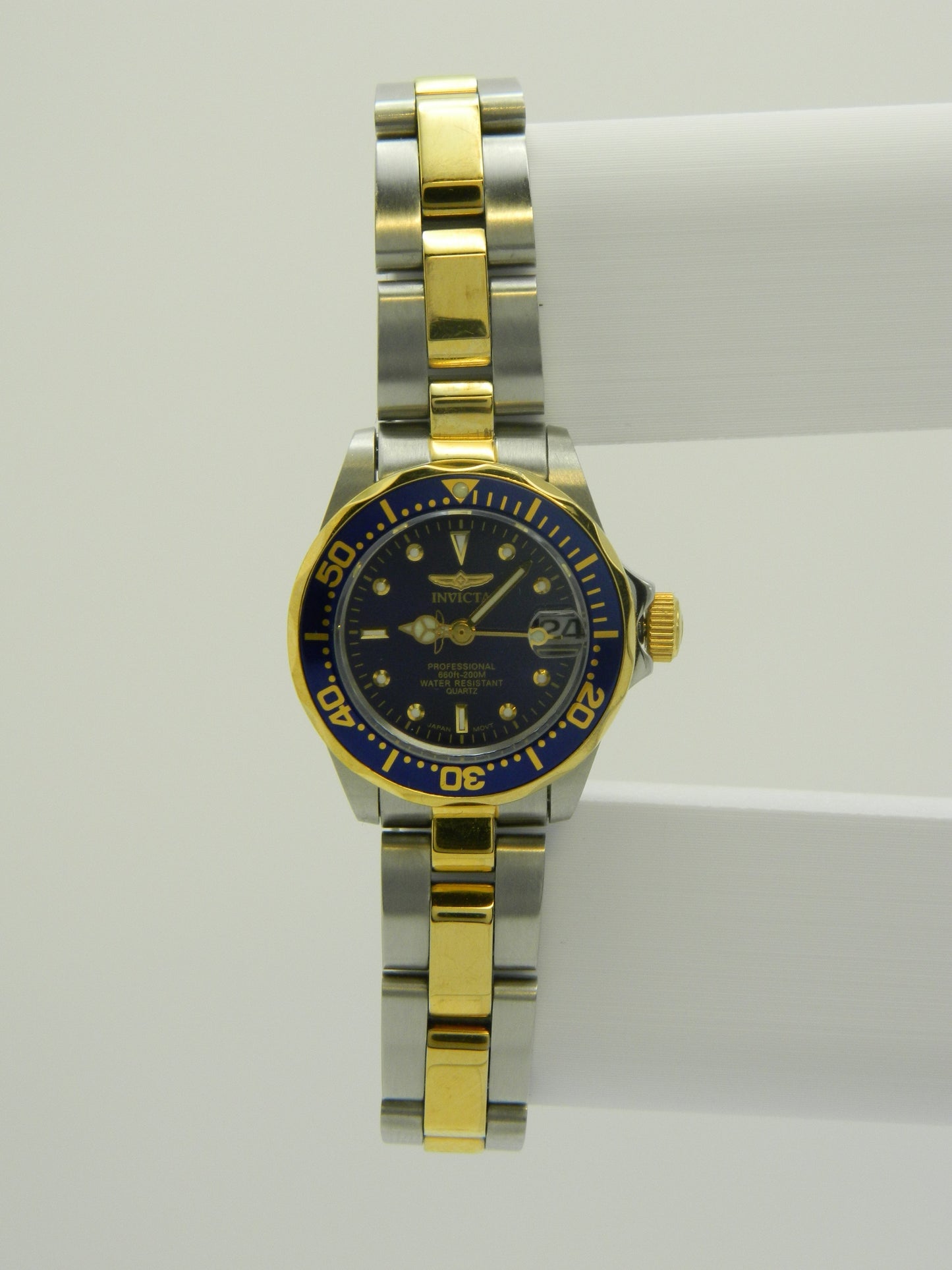 INVICTA Royal Blue Two Tone Diver Quartz Watch image 1