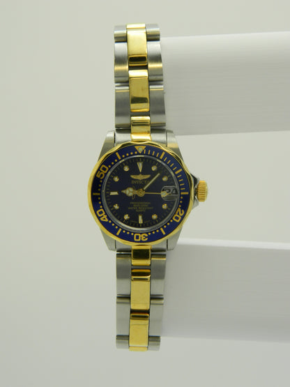 INVICTA Royal Blue Two Tone Diver Quartz Watch image 1