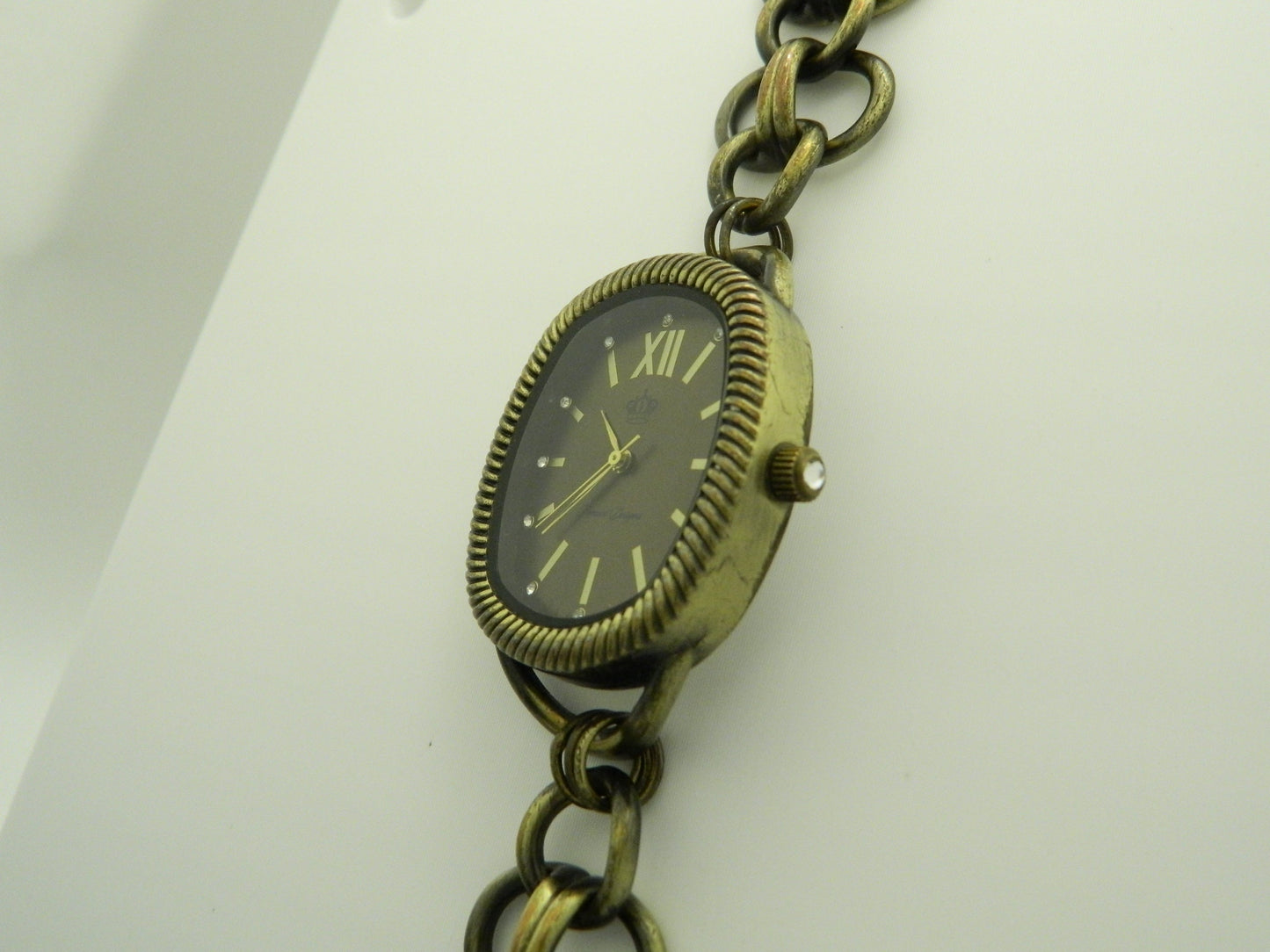 Premier Designs Art Deco Chainlink Chocolate Quartz Watch image 2