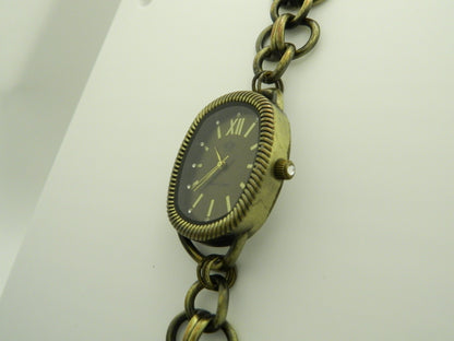 Premier Designs Art Deco Chainlink Chocolate Quartz Watch image 2