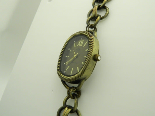 Premier Designs Art Deco Chainlink Chocolate Quartz Watch image 2
