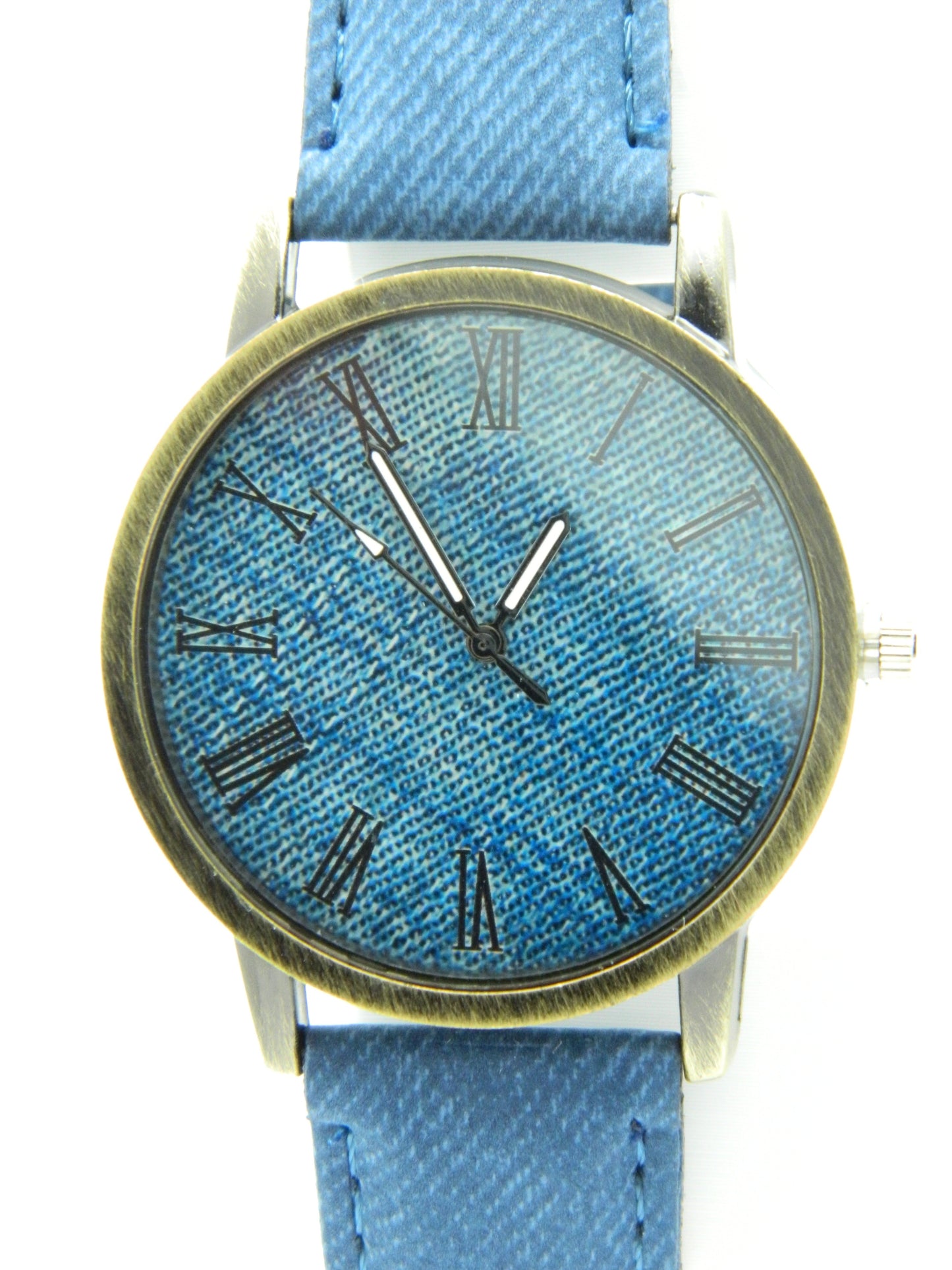 Blue Denim Style Quartz Watch image 3