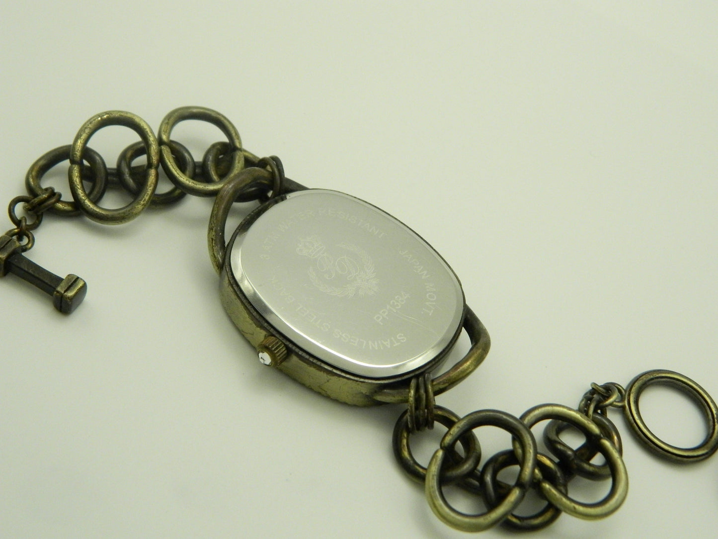 Premier Designs Art Deco Chainlink Chocolate Quartz Watch image 5