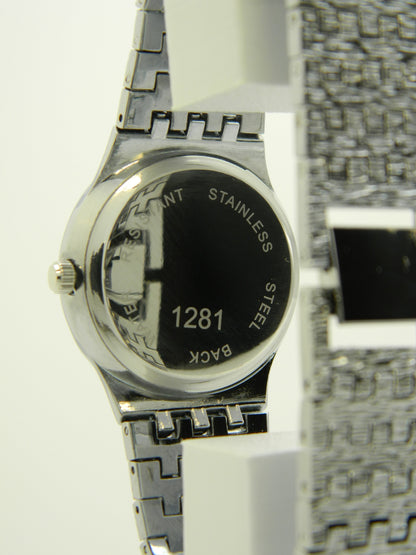Silver Tone Classy Style Quartz Watch image 6