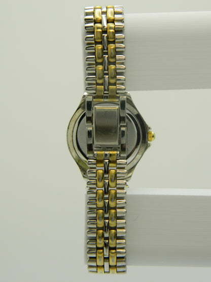 Auberge Black On Gold Tone Quartz Watch image 5