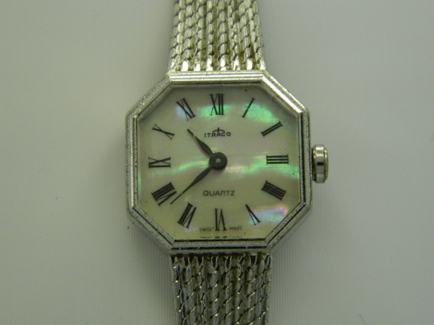 Itraco Swiss White Marble Vintage Watch image 1