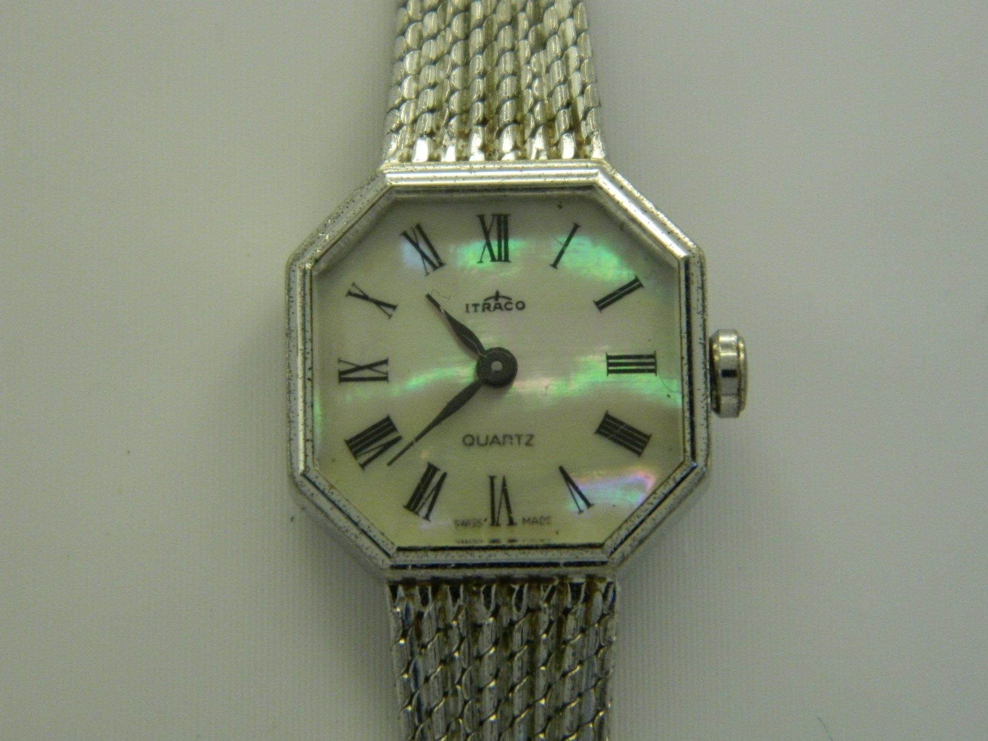 Itraco Swiss White Marble Vintage Watch image 1
