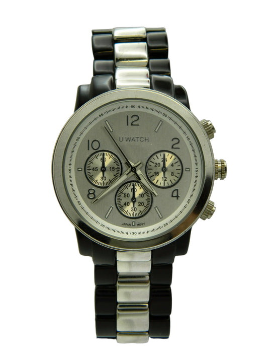 U Watch Brushed Dial Quartz Watch image 1