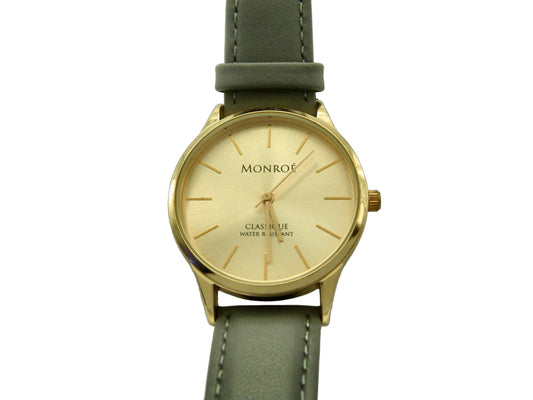 Monroe Classique Rose Gold Tone Quartz Wat image 1