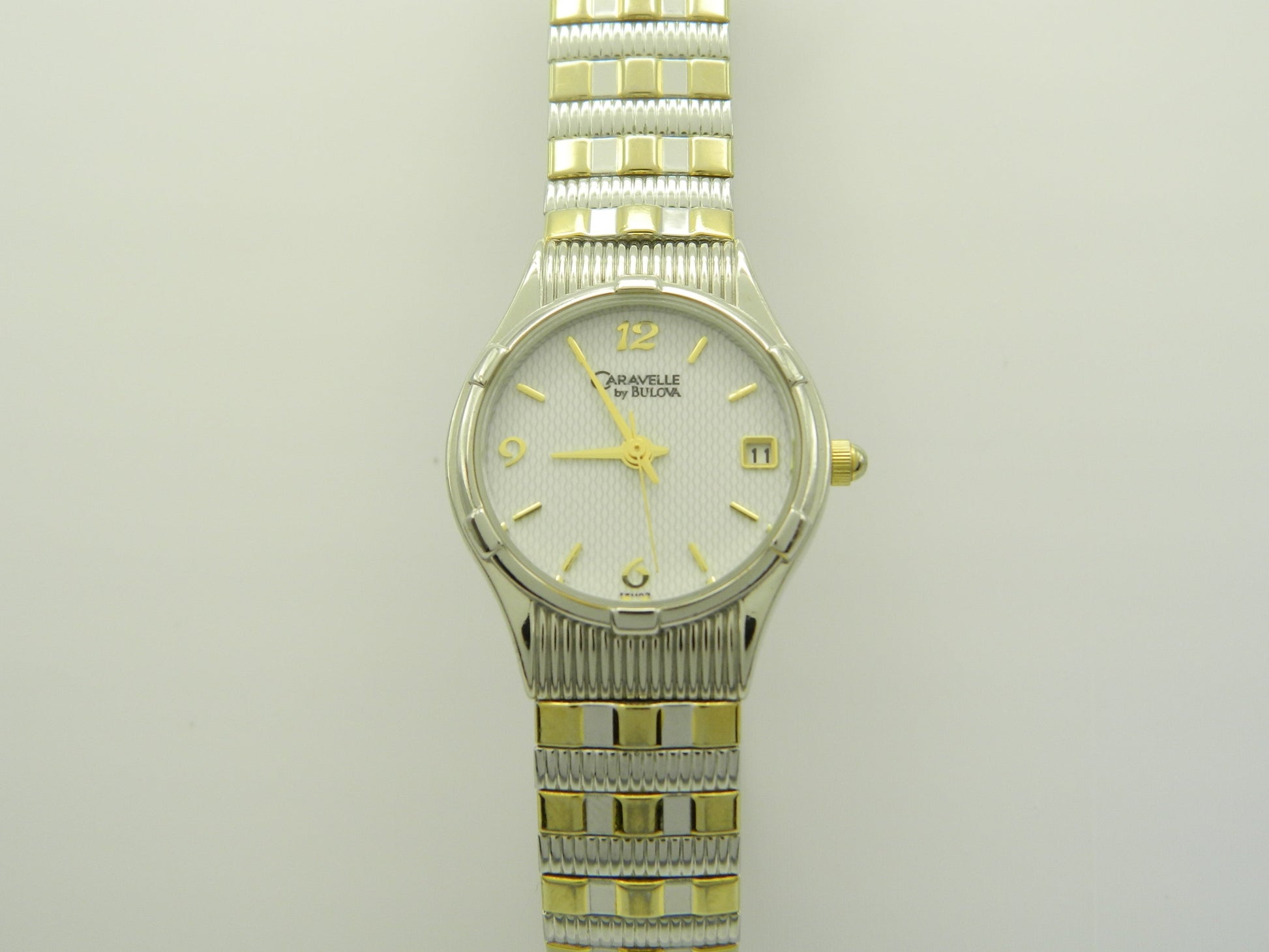Caraville By Bulova Two Tone Date Quartz Watch image 1