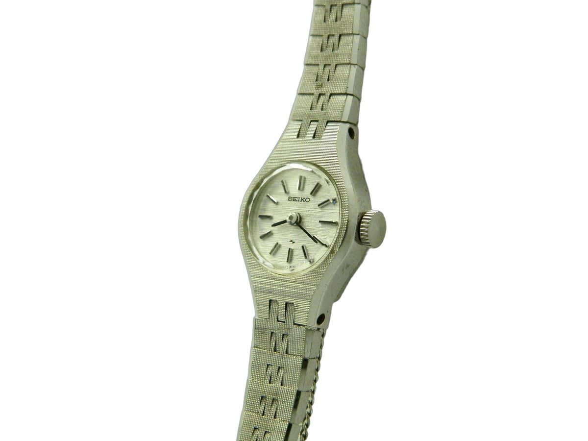 Seiko Silver Tone Cocktail Manual Wind Watch image 2
