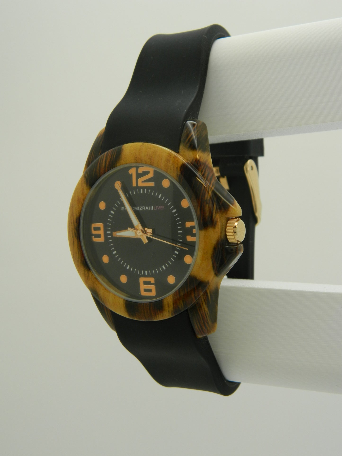 Isaac Mizrahi Lepoard Case Quartz Watch image 2