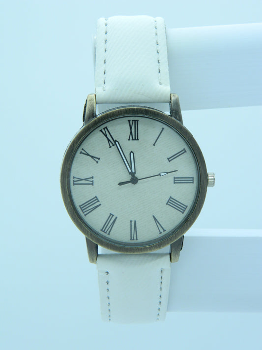 White Denim Style Quartz Watch image 1