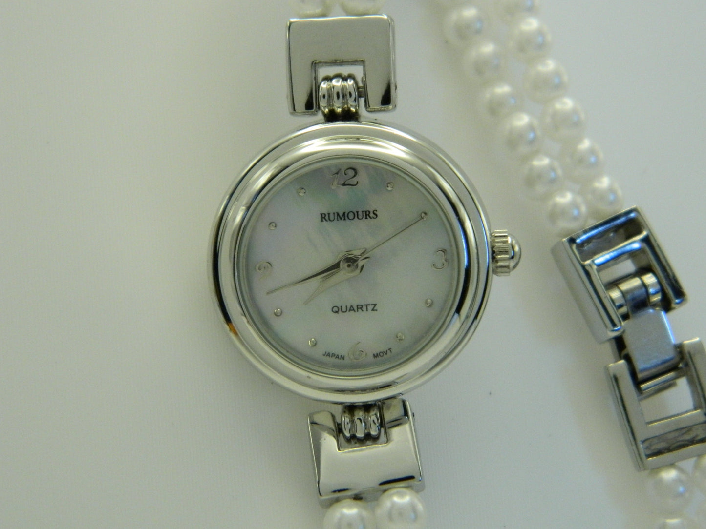Rumors Faux Pearl Bracelet Quartz Watch image 1