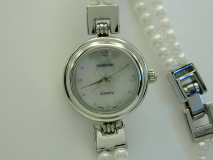 Rumors Faux Pearl Bracelet Quartz Watch image 1