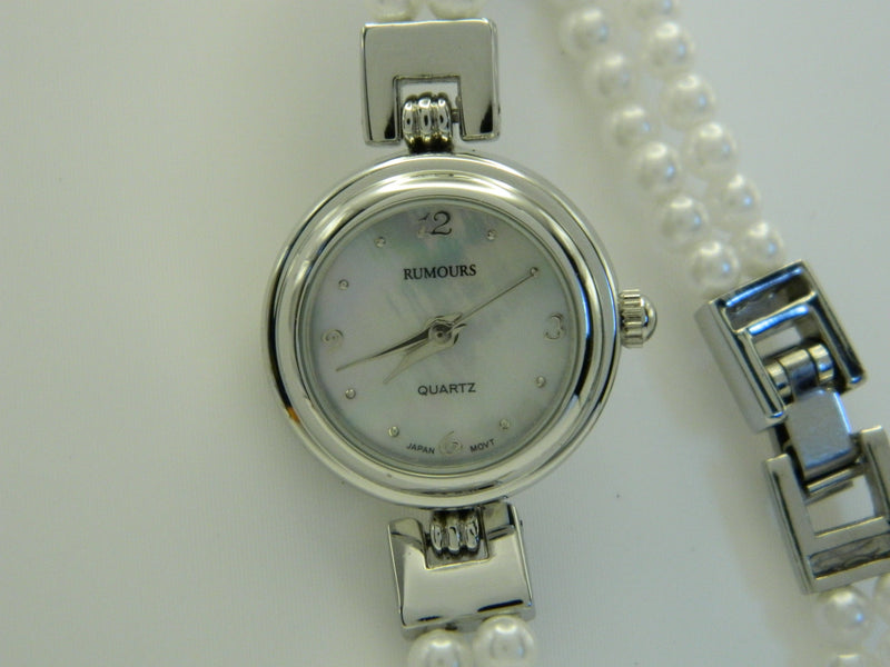 Rumors Faux Pearl Bracelet Quartz Watch image 1