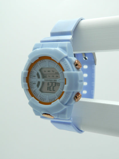 Light Blue Digital Sport Watch image 2
