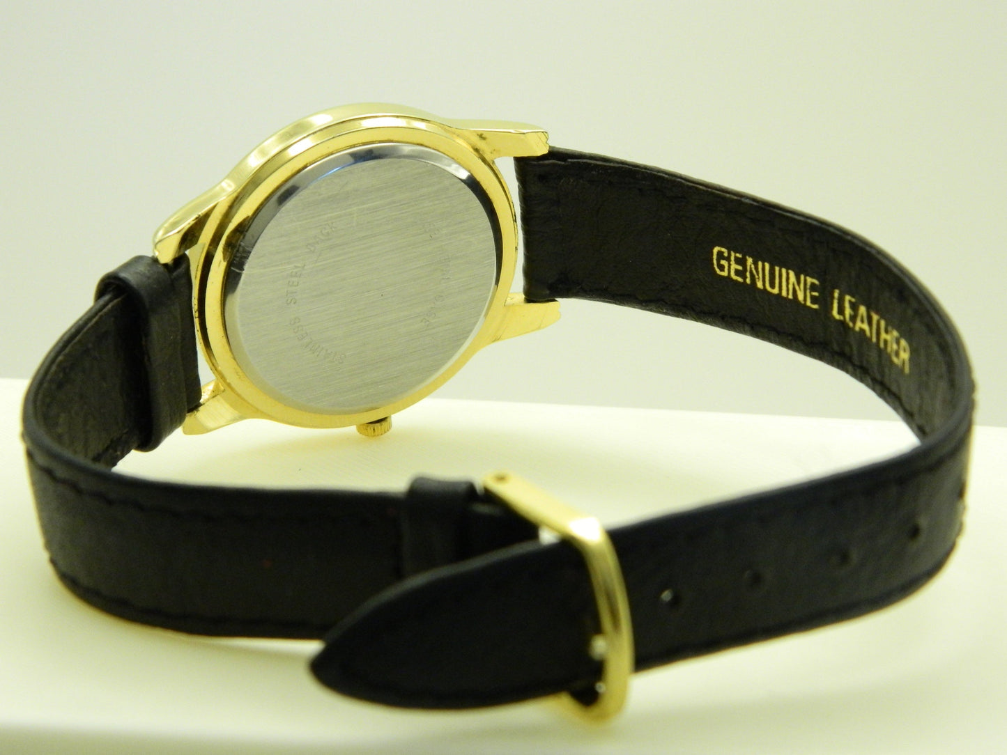 Zacci Faux Power Reserve Gold Tone Vintage Wat image 5