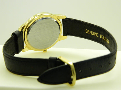 Zacci Faux Power Reserve Gold Tone Vintage Wat image 5