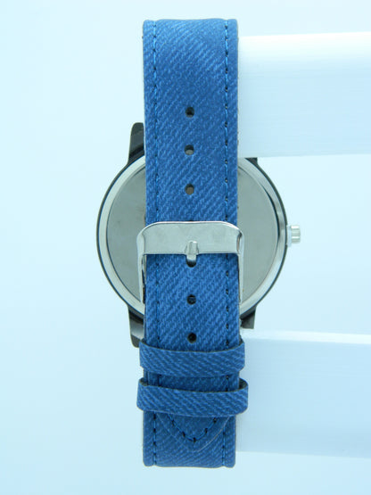 Blue Denim Style Quartz Watch image 5