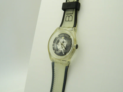 Swatch Black Quartz Watch image 2