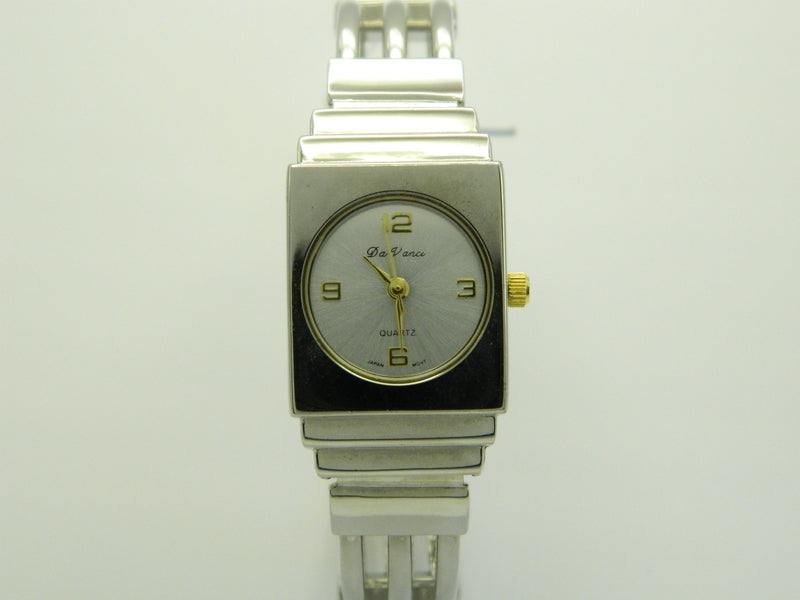 De Vanci Silver Tone Bangle Quartz Watch image 1
