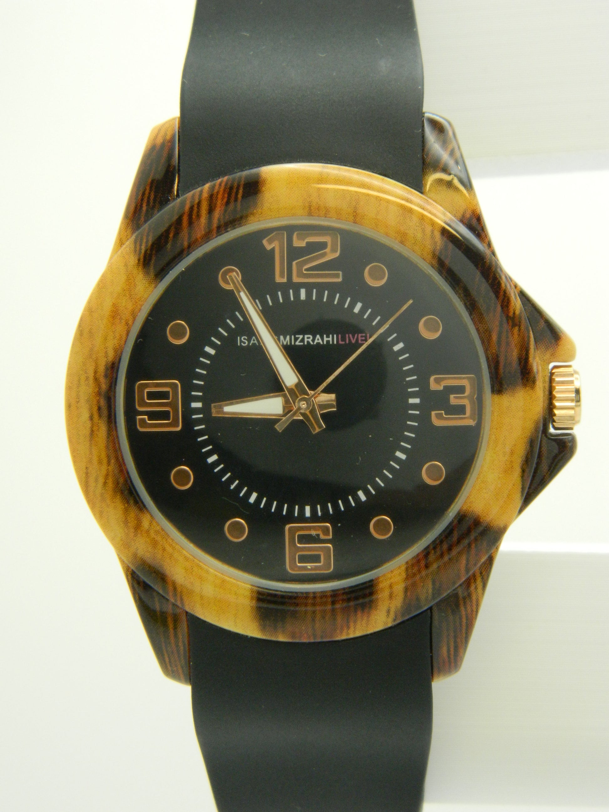 Isaac Mizrahi Lepoard Case Quartz Watch image 4
