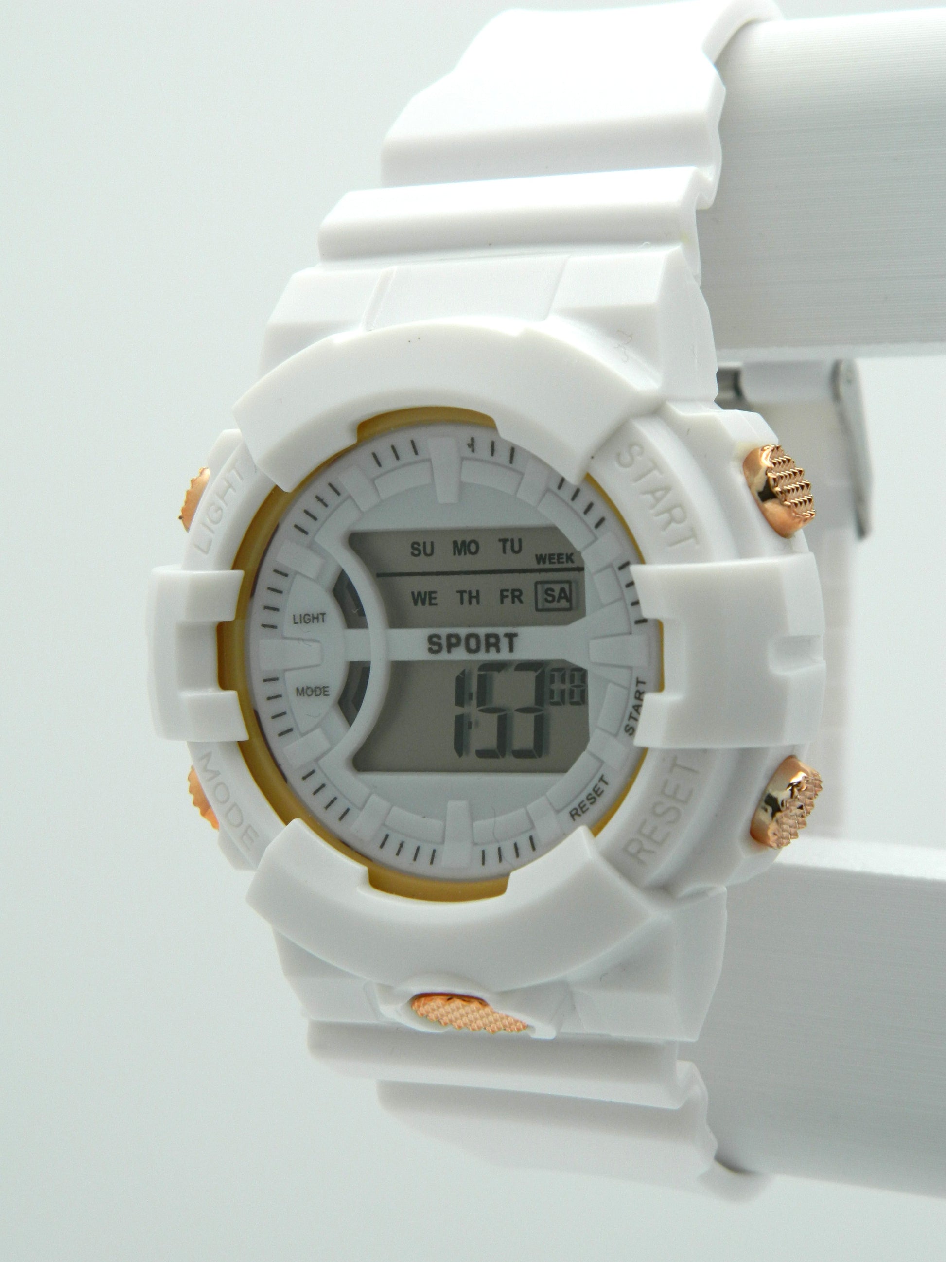 White Digital Sport Watch image 2