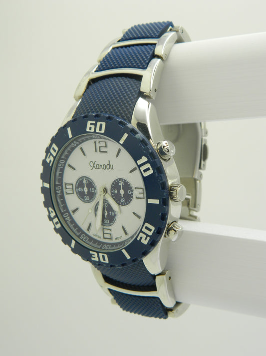 Xandu Blue On White Quartz Watch image 2