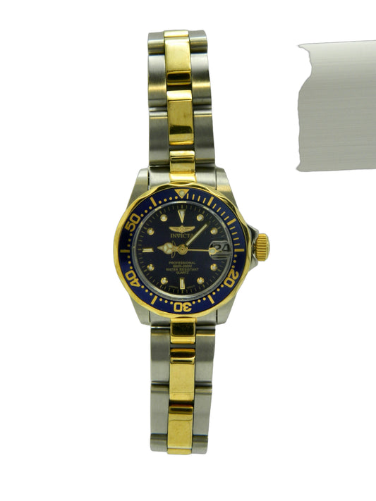 INVICTA Royal Blue Two Tone Diver Quartz Watch image 1