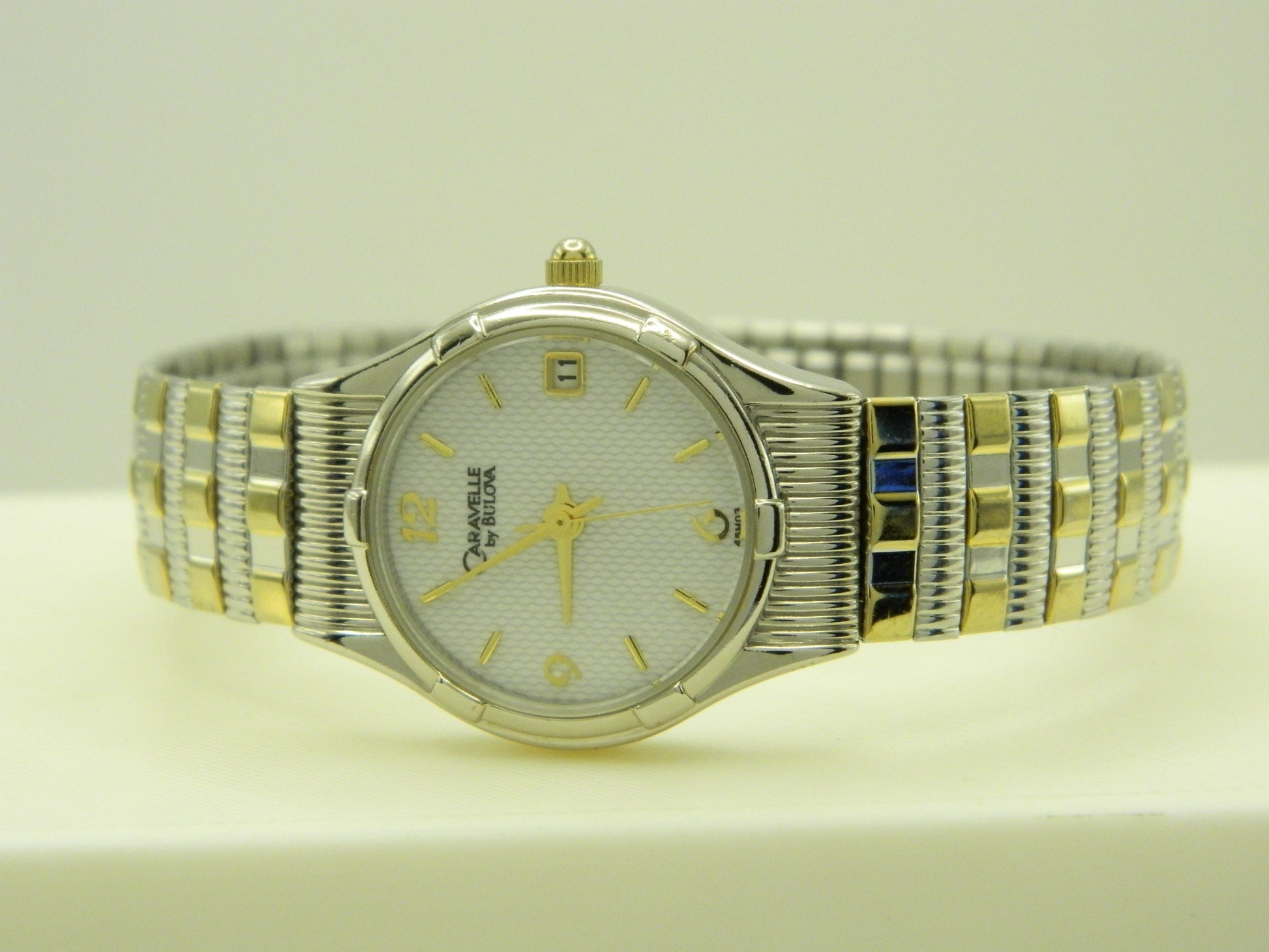 Caraville By Bulova Two Tone Date Quartz Watch image 4