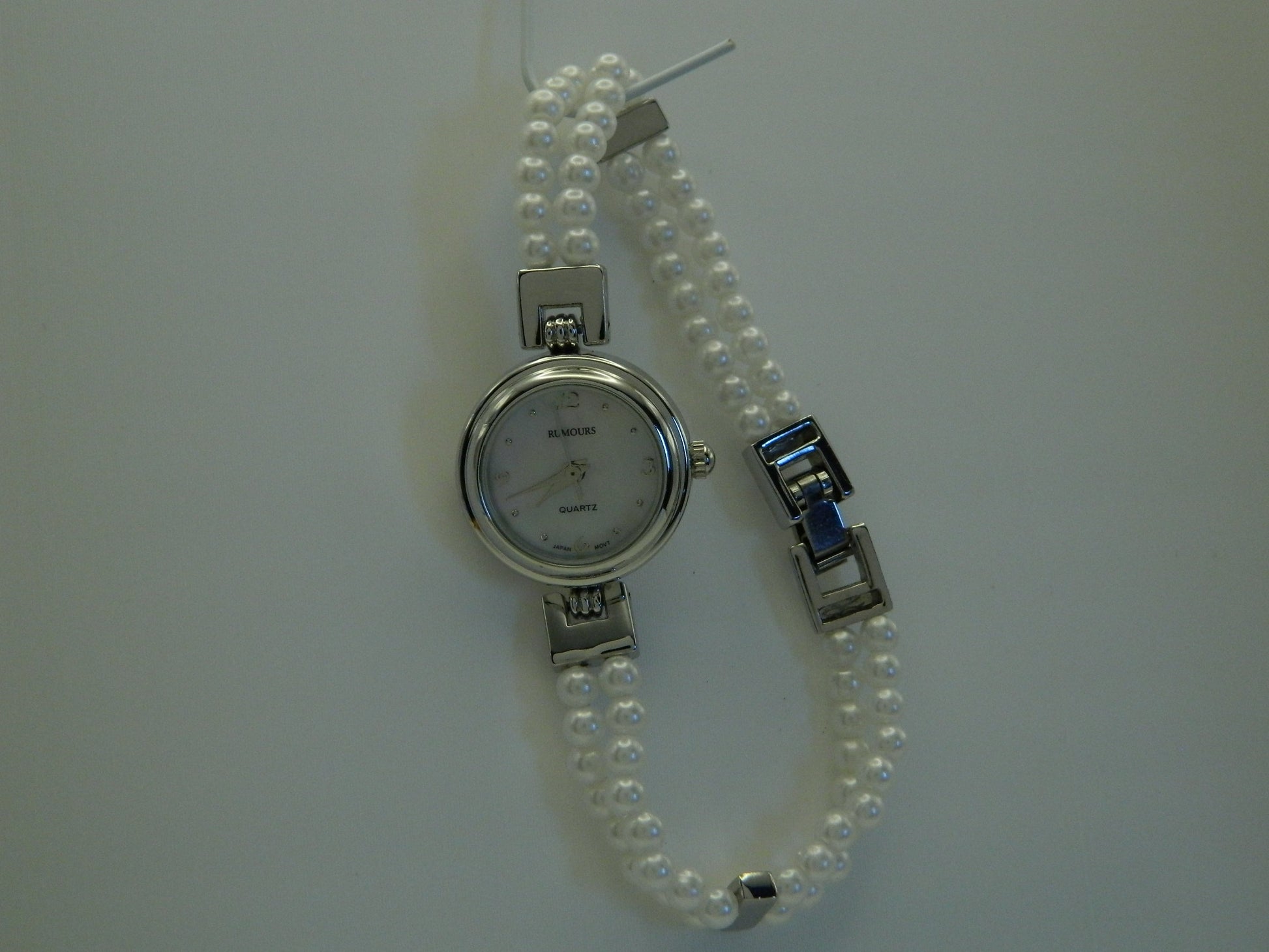 Rumors Faux Pearl Bracelet Quartz Watch image 2