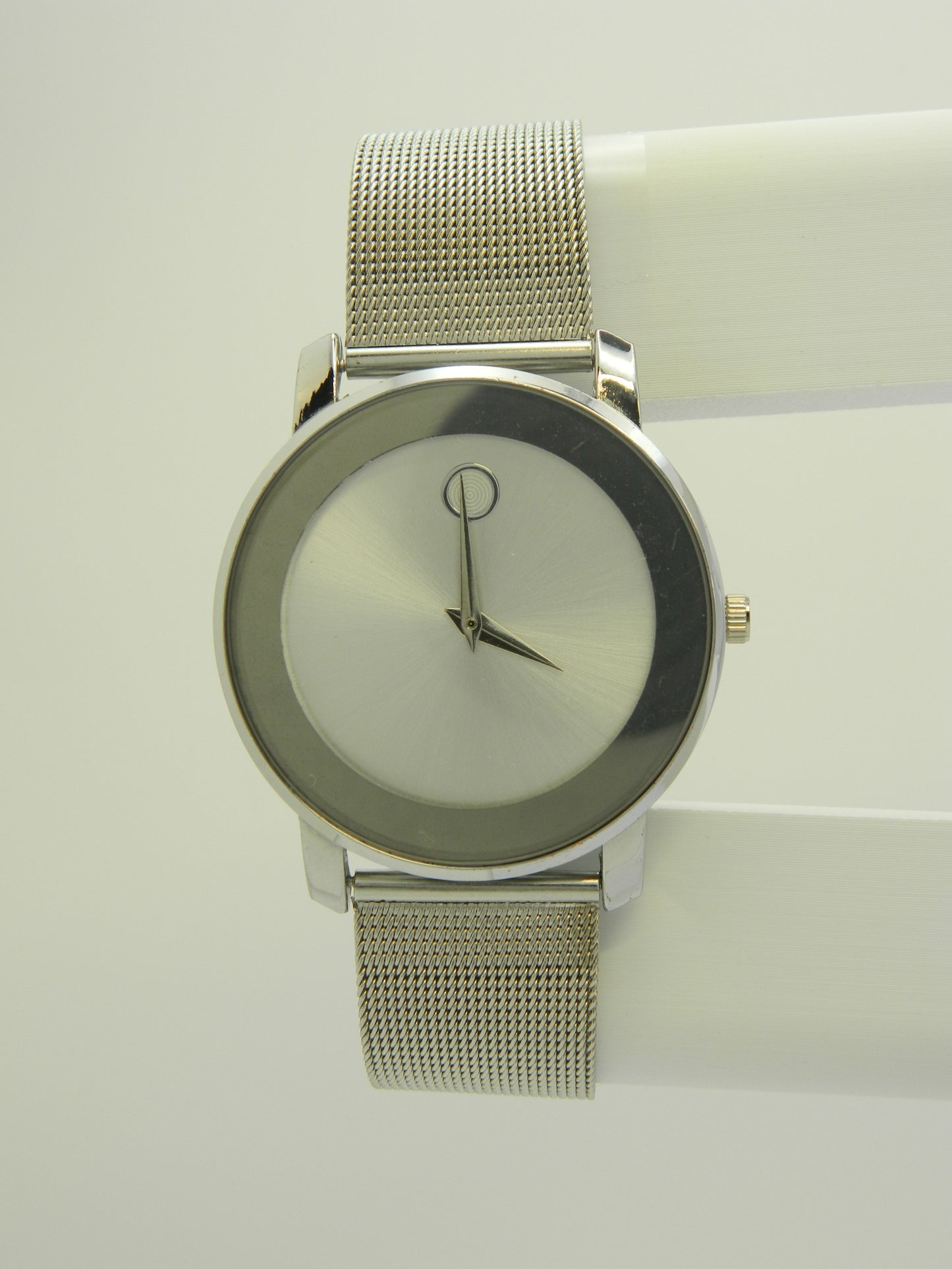Silver Tone Modern Watch image 1