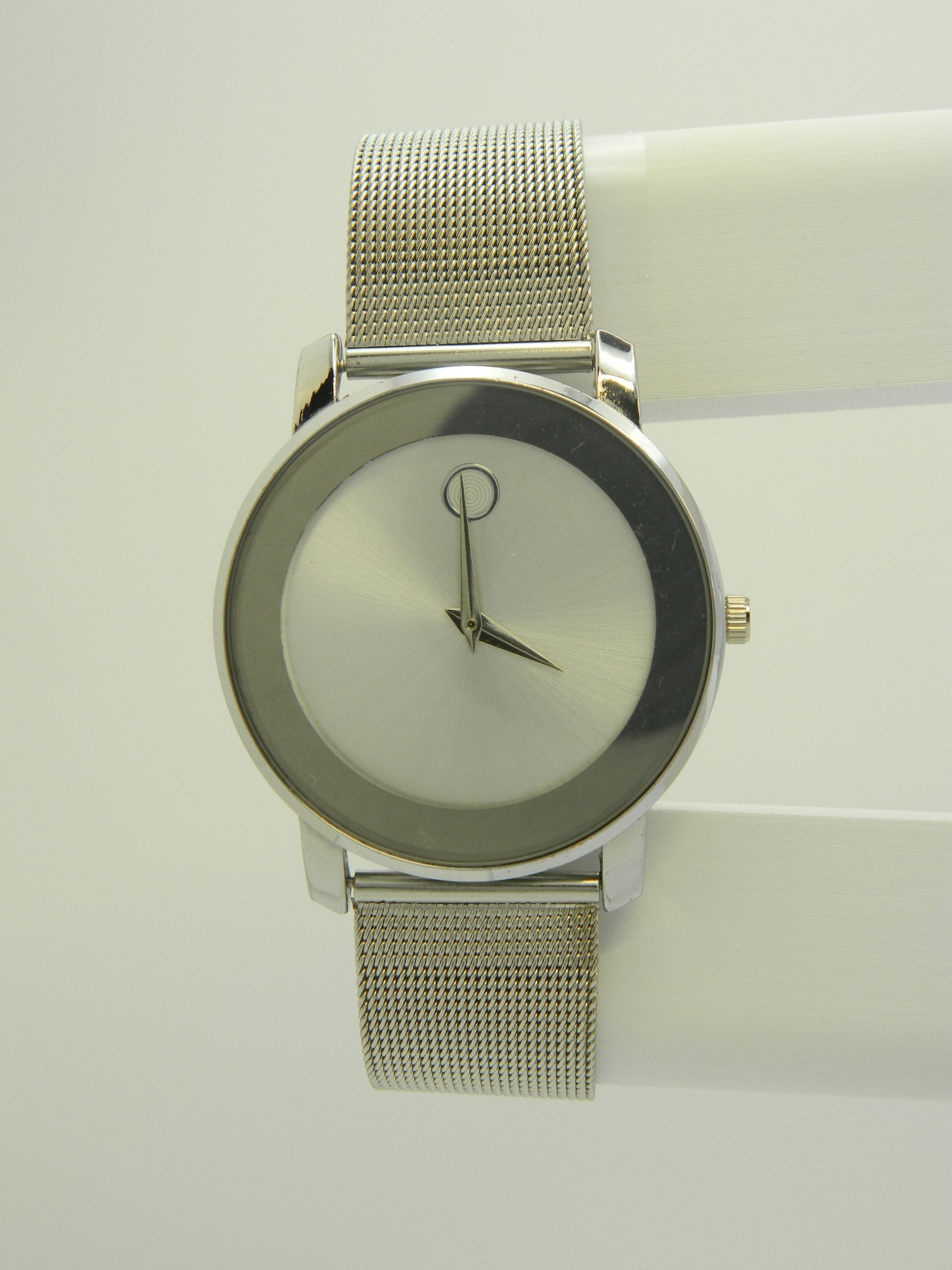Silver Tone Modern Watch image 1