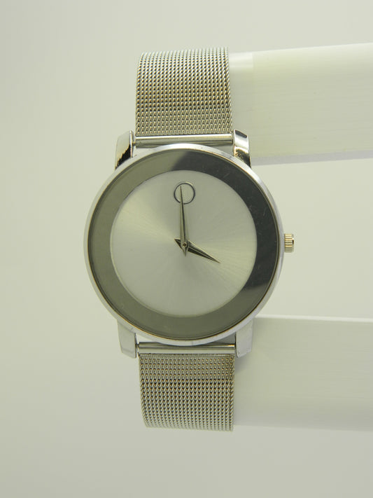 Silver Tone Modern Watch image 1