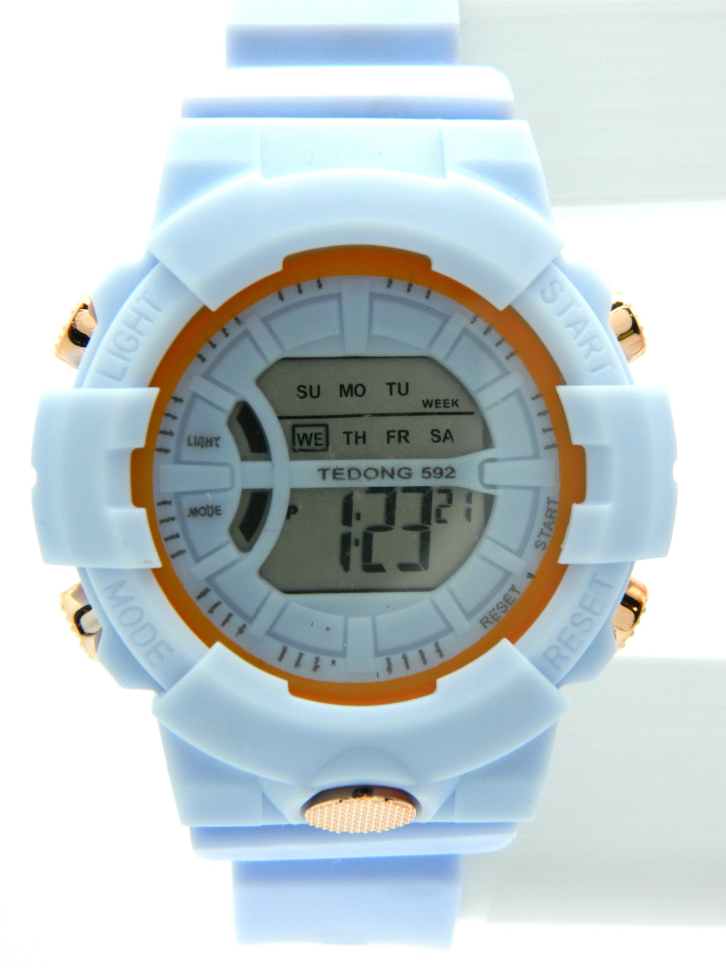 Light Blue Digital Sport Watch image 4